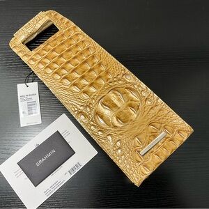 Brahmin Wine Tote Bag GOLDEN YELLOW MELBOURNE Classy Way To Give A Wine Gift